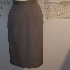 Ann Taylor Pencil Skirt Gray